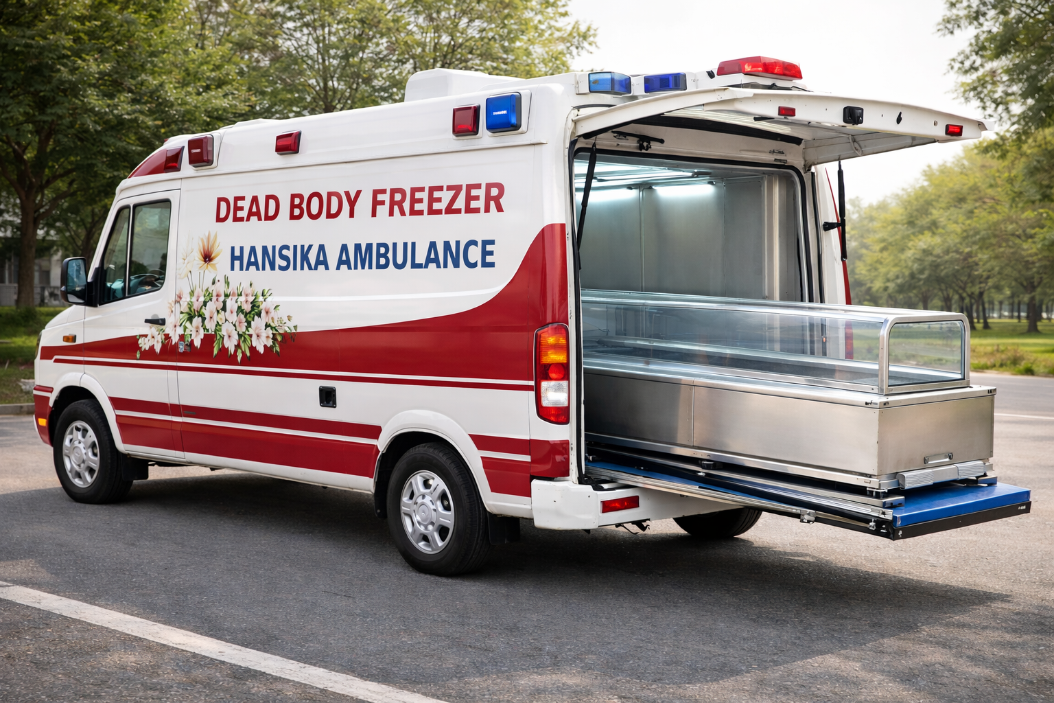 Mortuary Ambulance with Freezer Box